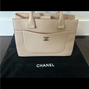 Chanel Light Beige Tote Bag